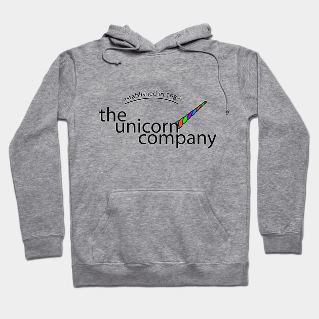 The Unicorn Company Hoodie by Fun Funky Designs